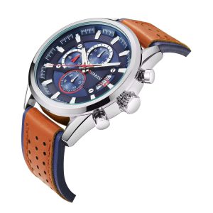 ساعت مردانه کارن 8290 اورجینال بند چرمی