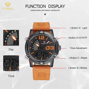 ساعت مچی مردانه نیوی فورس 9095