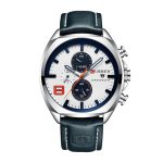 ساعت مچی مردانه کارن 8324 اورجینال سه موتوره کرنوگراف - صفحه سفید