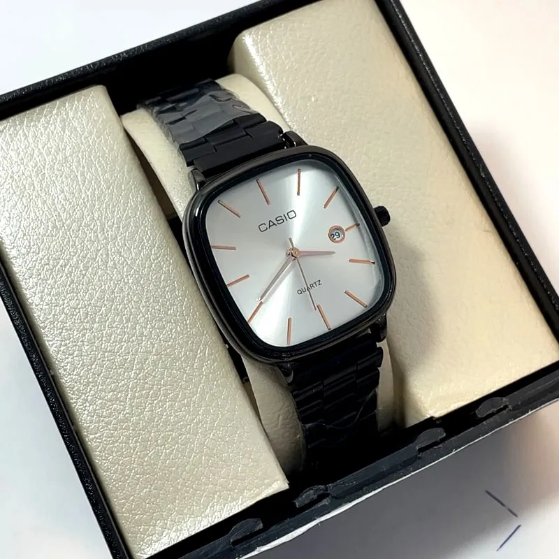 کاسیو مربعی تاریخ دار مشکی