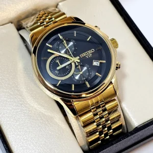 ساعت مردانه سیکو VIP سه موتوره کرنوگراف موتور ژاپن