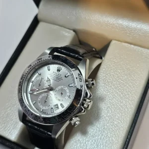 ساعت رولکس بند چرم