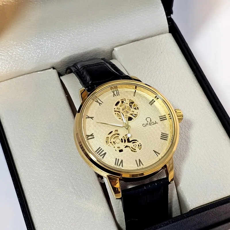 ساعت مردانه امگا بند چرم اتوماتیک - 1085 - Image 2