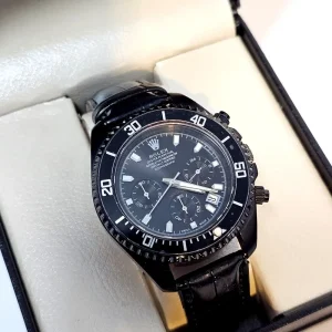 ساعت رولکس بند چرم