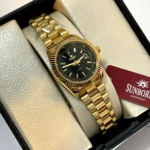 ساعت زنانه سان بورن طلایی