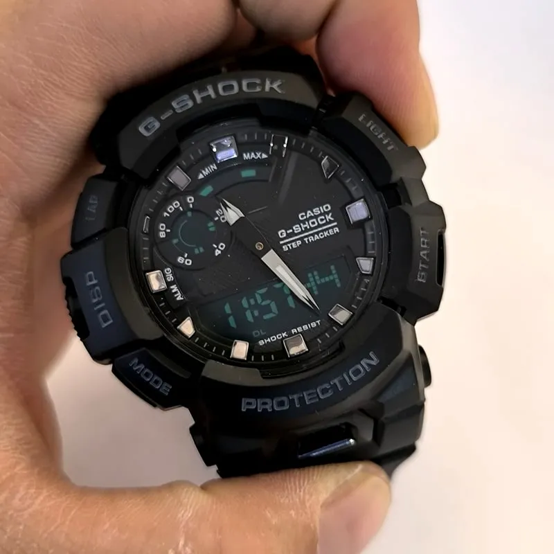 کاسیو جیشاک دو زمانه سیلیکونی