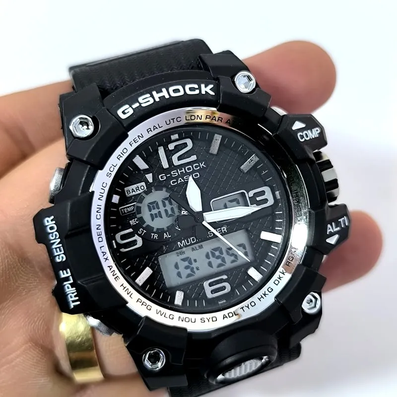 کاسیو جیشاک دو زمانه سیلیکونی