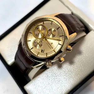 ساعت مردانه رومانسون کرنوگراف بند چرم