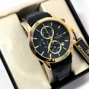 ساعت مردانه رومانسون کرنوگراف بند چرم