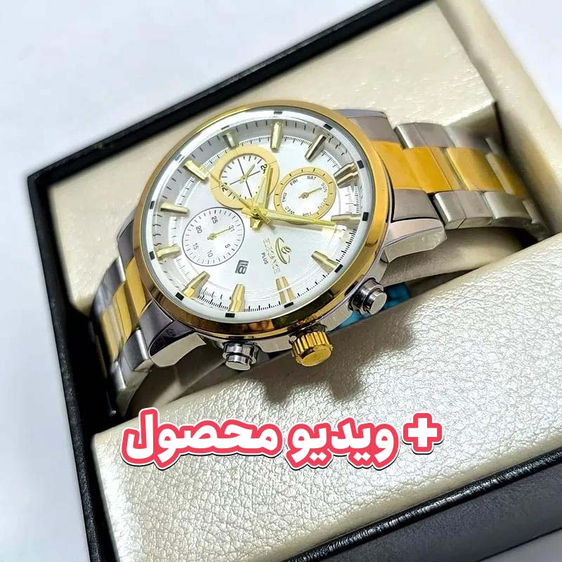 ساعت مردانه الگانس طرح سه موتور ژاپن