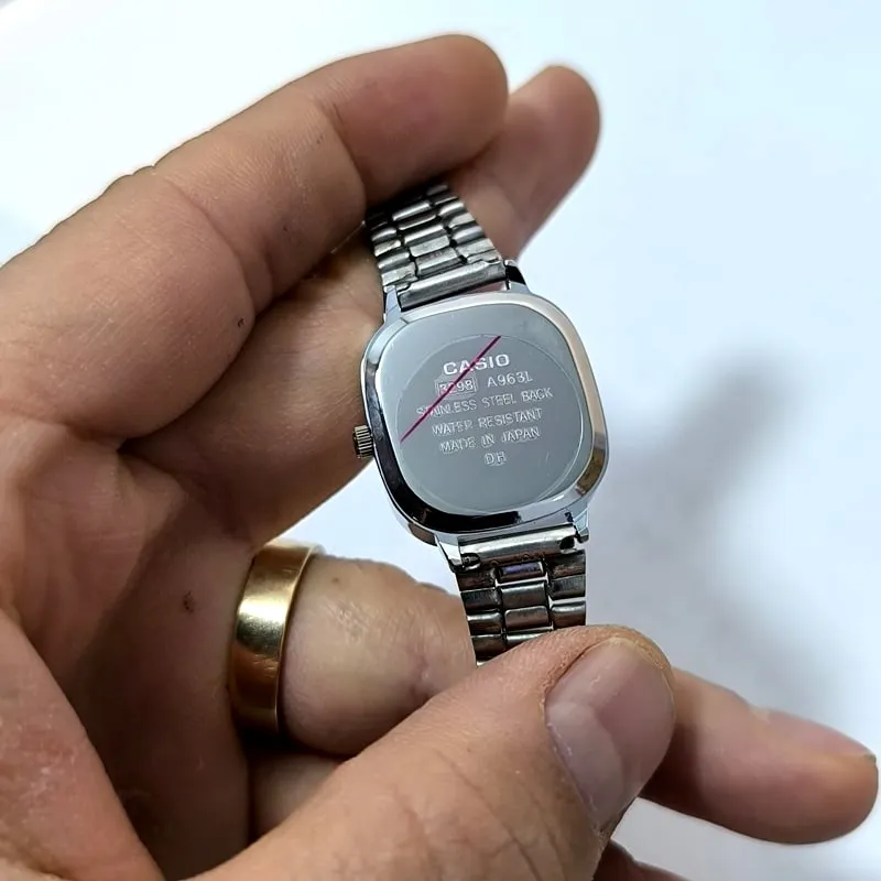 ساعت زنانه کاسیو مربعی