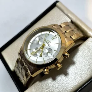 ساعت مردانه الگانس طرح سه موتور ژاپن - رنگ ثابت - ضد آب - 1032