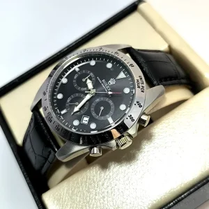 ساعت رولکس بند چرم