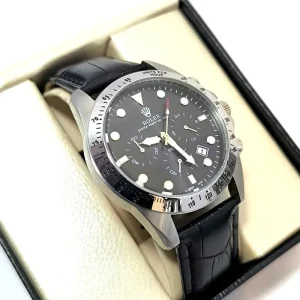 ساعت رولکس بند چرم