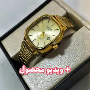 ساعت مردانه کاسیو مربعی تاریخ دار