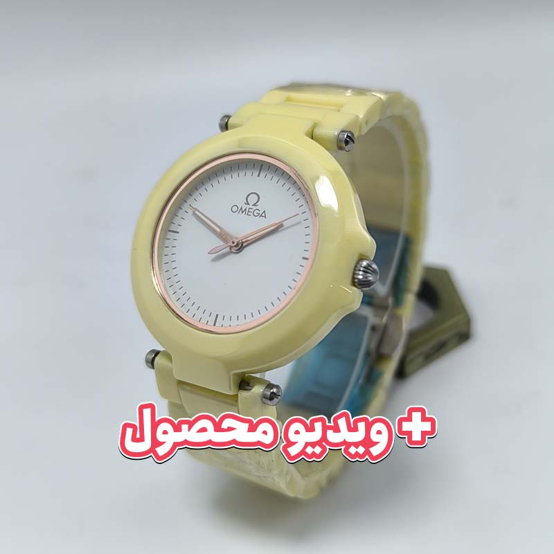 ساعت زنانه امگا سرامیکی