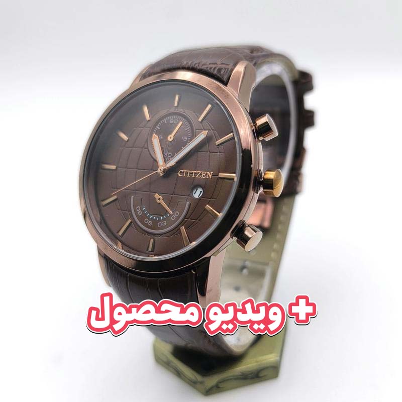 ساعت مردانه سیتیزن بند چرم