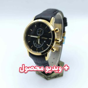 ساعت زنانه سیتیزن بند چرم