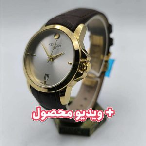 ساعت زنانه سیتیزن بند چرم