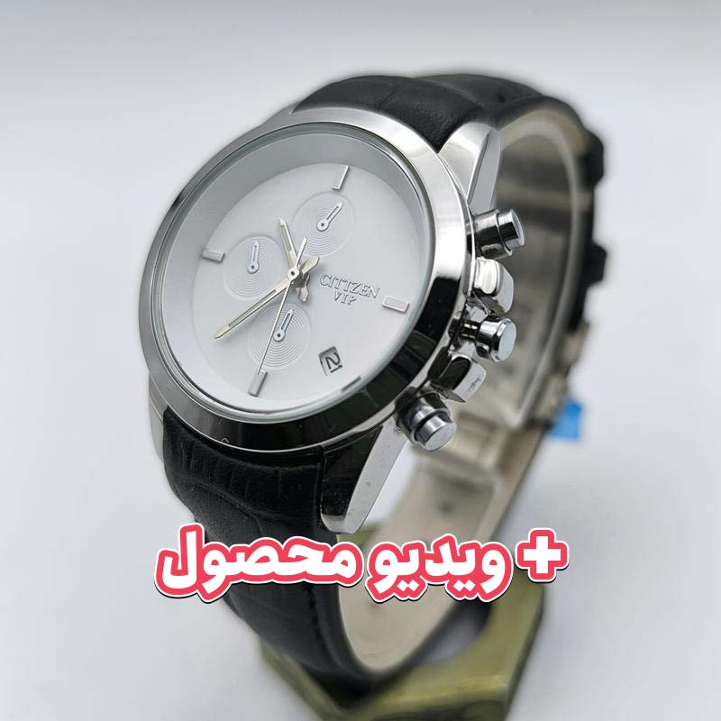 ساعت زنانه سیتیزن بند چرم