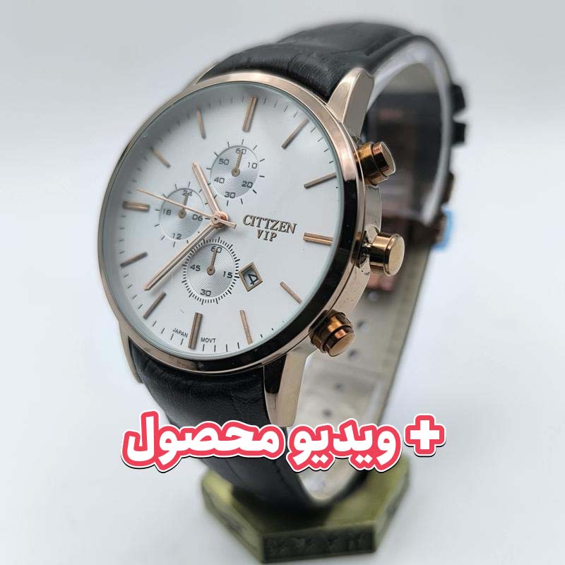 ساعت مردانه سیتیزن بند چرم