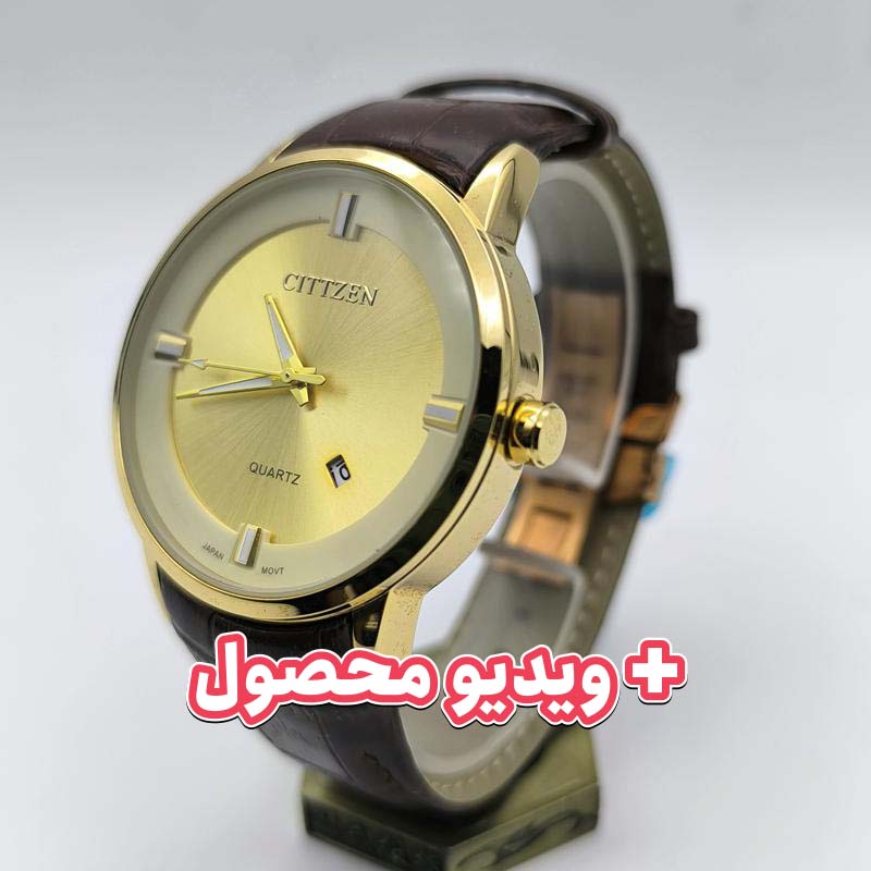 ساعت مردانه سیتیزن بند چرم