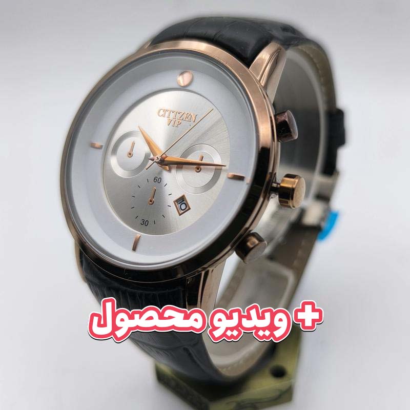 ساعت مردانه سیتیزن بند چرم