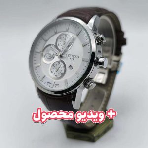 ساعت مردانه سیتیزن بند چرم