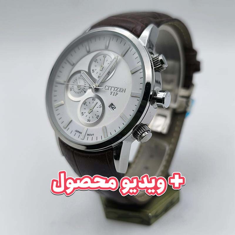 ساعت مردانه سیتیزن بند چرم