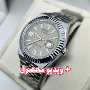 ساعت مردانه رولکس دیت جاست نقره ای