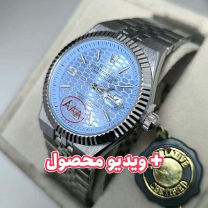 ساعت مردانه رولکس دیت جاست صفحه آبی