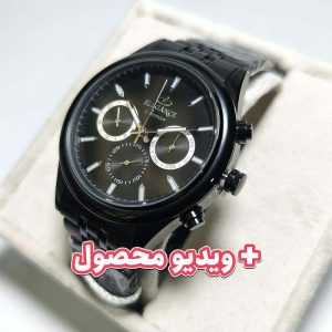 ساعت مردانه الگانس فول تایم ژاپن مشکی
