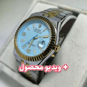 ساعت مردانه رولکس Oyster Perpetual دیت جاست صفحه تیفانی