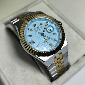 ساعت مردانه رولکس Oyster Perpetual دیت جاست صفحه تیفانی