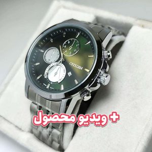 ساعت مردانه سیتیزن موتور ژاپن صفحه سبز