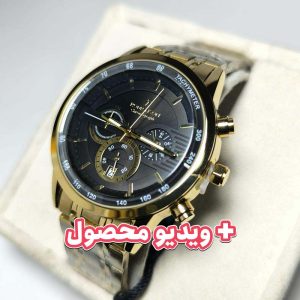 ساعت مردانه الگانس رویال کرنوگراف طلایی صفحه مشکی